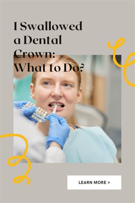 What to Do If You Swallow a Dental Crown: Expert Answers